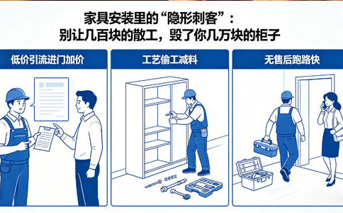 家具安装里的“隐形刺客”：别让几百块的散工，毁了你几万块的柜子